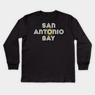 Ibiza - San Antonio bay Kids Long Sleeve T-Shirt